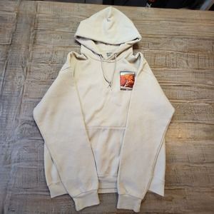 Artist Union Beige Grand Canyon Hoodie Sweatshirt Size Medium